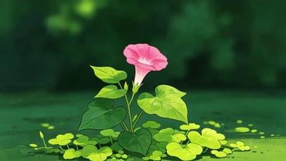 清新 喇叭花