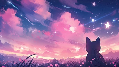 猫咪背影