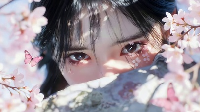 桃花美眸
