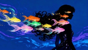 彩鳞空境人鱼少女