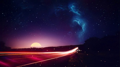唯美星云景色