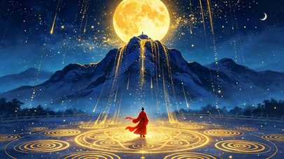 皓月金顶星空祈愿