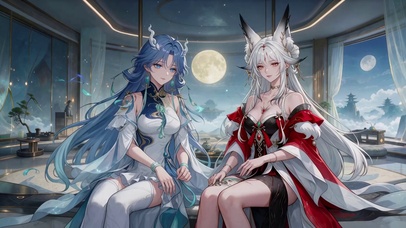 清宵&心月狐·对影