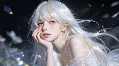银发少女