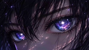 她的眼里有星星