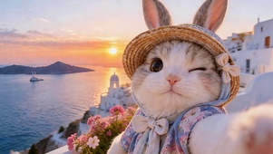 爱琴海看日落