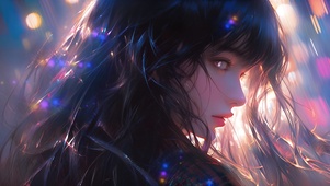 黑发少女