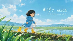 雨停了天晴了
