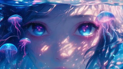 眼中的的深海星河 