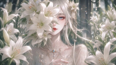 梦幻古典清冷美女