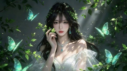 治愈清纯蝴蝶女孩