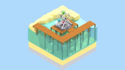 低多边形 游乐场