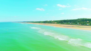 碧绿海浪 4K