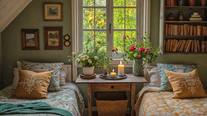 【雨景】阁楼卧室