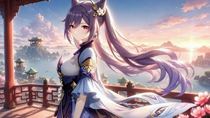 刻晴丨高阁眺海丨