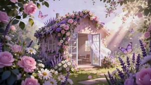 唯美鲜花小屋