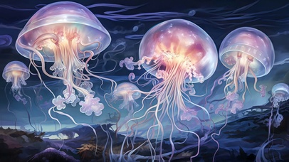 唯美壁纸 ai插画