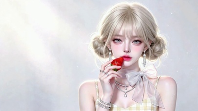 浅金甜系纯欲美女
