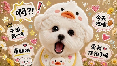 可爱萌犬干饭第一名