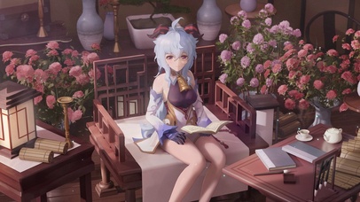 恬静甘雨·裸足 全画幅