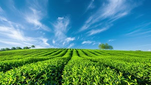 碧绿茶园