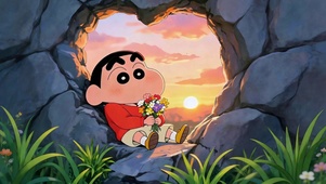 小新看日落 治愈