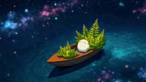 星河中划船
