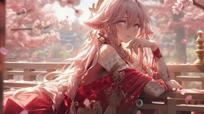 八重神子 泡泡