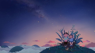 一起看愚蠢的晚霞吧！