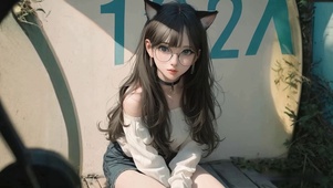 戴眼镜的狐女