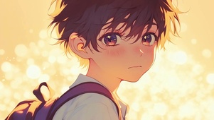 忧伤小男孩