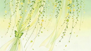 藤蔓花枝轻舞