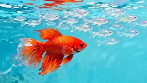 海底游鱼
