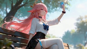 长腿可爱女孩