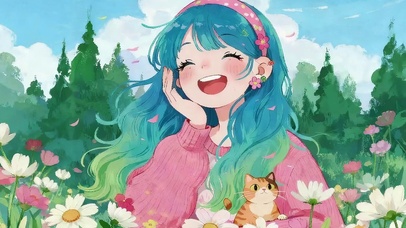 春天可爱女孩（重做）