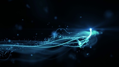 4K超清炫酷蓝色光线