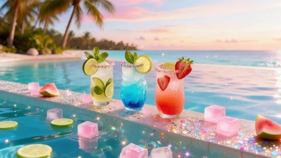 海边果汁