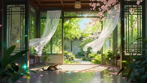 古风唯美庭院