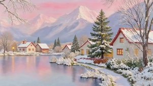 雪景小镇