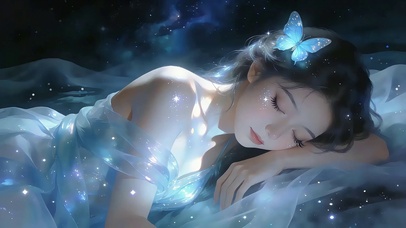 星纱间蝶饰少女