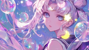 漂亮的动漫插画女孩