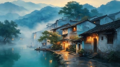 烟雾古镇