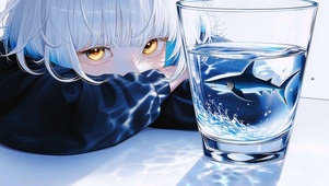 二次元忧郁女孩