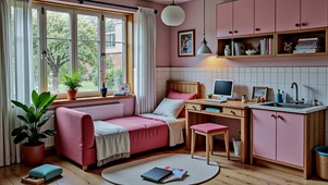 【雨景】温馨的单身公寓