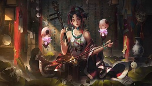 神话古风少女