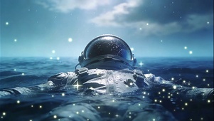 星海中的宇航员