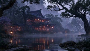 古风山水风景