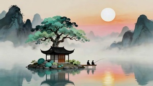 水墨山水