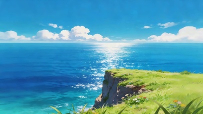 蓝色的大海