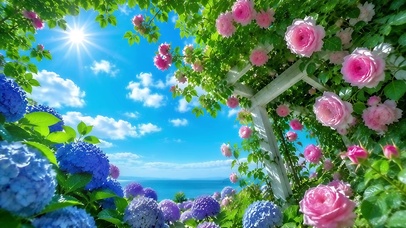 海岸繁花